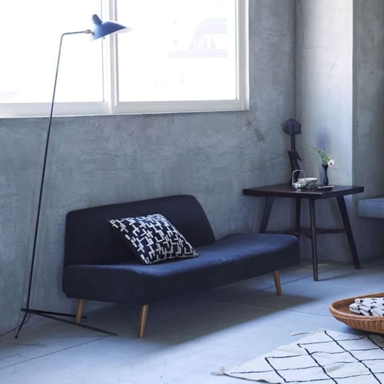 【新古品】［ＩＤＥＥ］ＡＯ　ＳＯＦＡ　（２）　ＮＡＶＹ