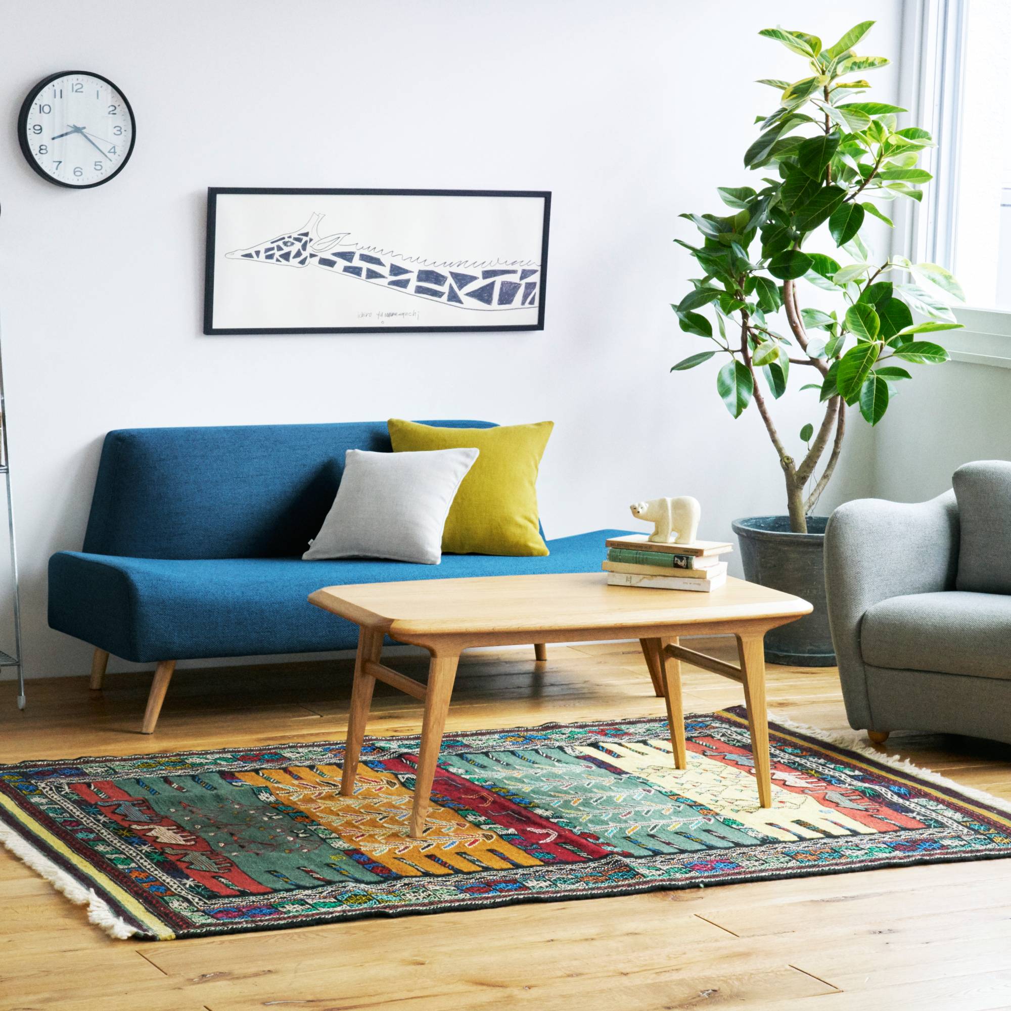 新古品】［IDEE］AO SOFA （2） NAVY | 無印良品