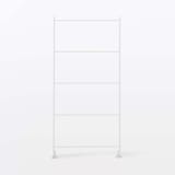 【新古品】スチールユニットシェルフ・追加用帆立・小・ライトグレー