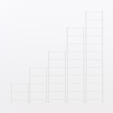 【新古品】スチールユニットシェルフ・追加用帆立・小・ライトグレー