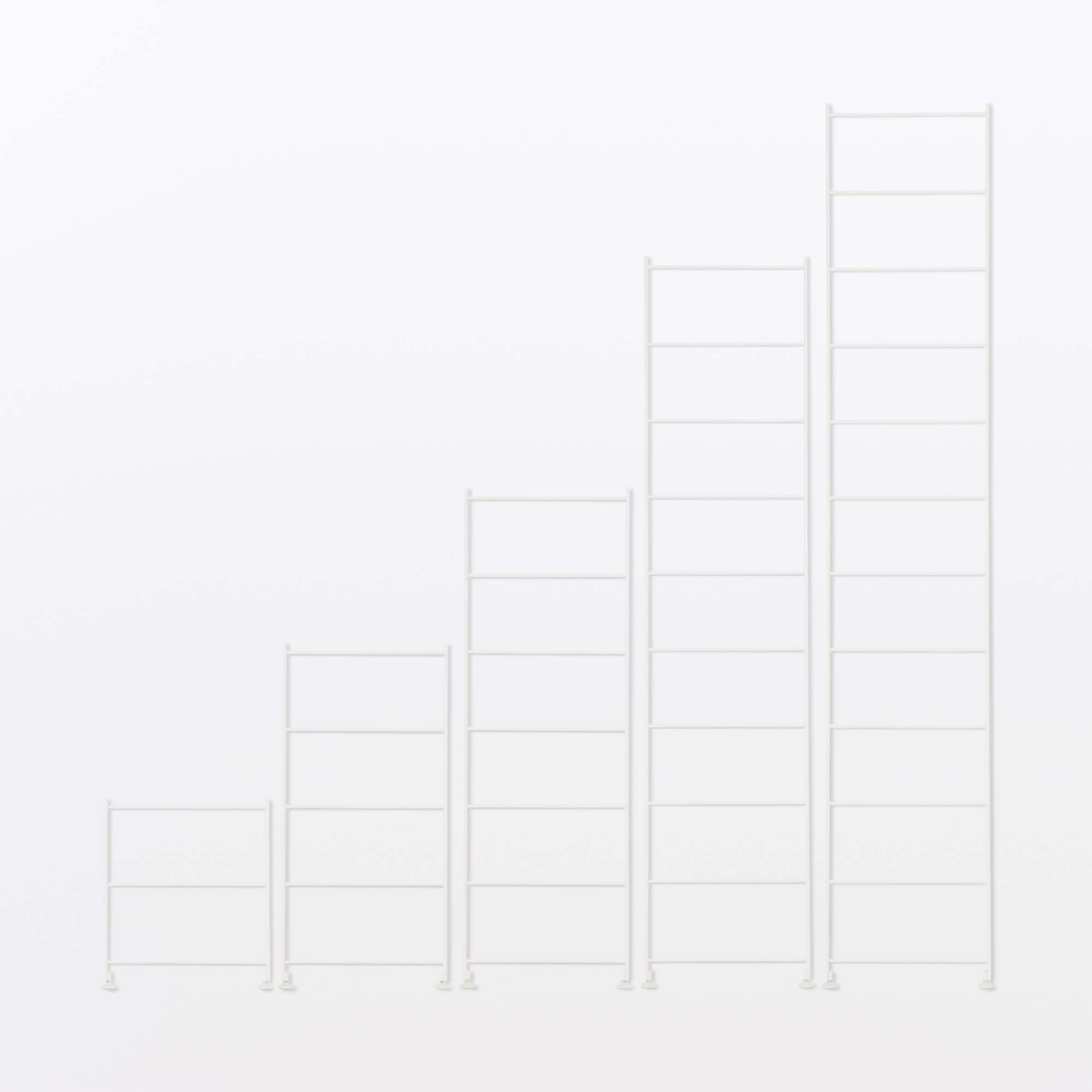 【新古品】スチールユニットシェルフ・追加用帆立・小・ライトグレー