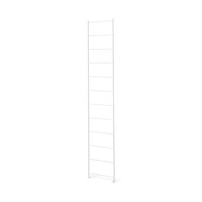 【新古品】スチールユニットシェルフ・追加用帆立・特大・ライトグレー・高さ２１２．５ｃｍタイプ用