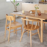 【中古品】ラウンドチェア・オーク材