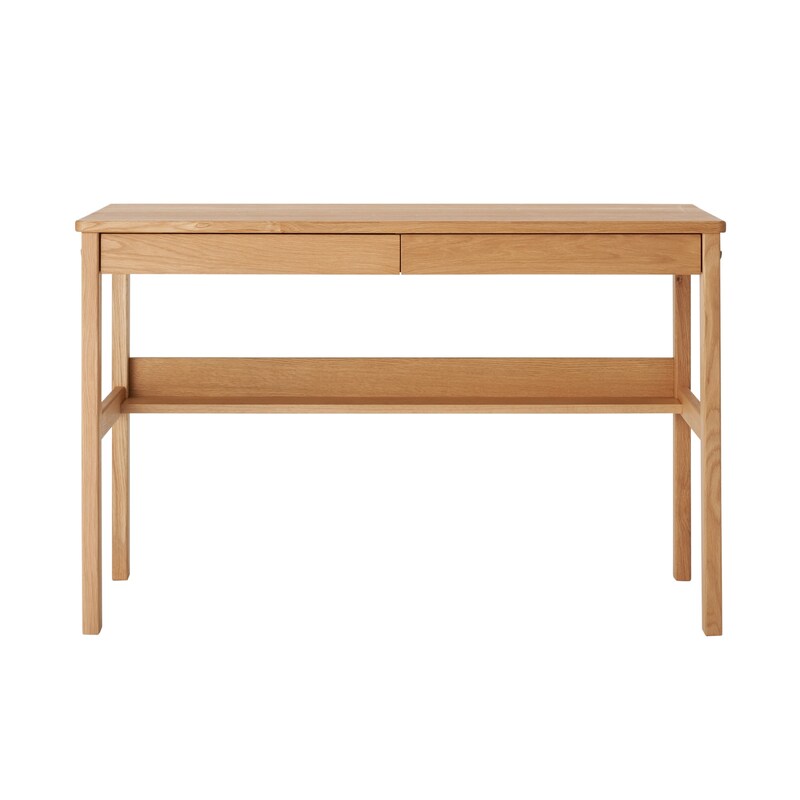 中古品】オーク無垢材デスク（引出・足元棚付） | 無印良品 