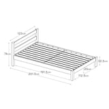 【中古品】木製ベッド