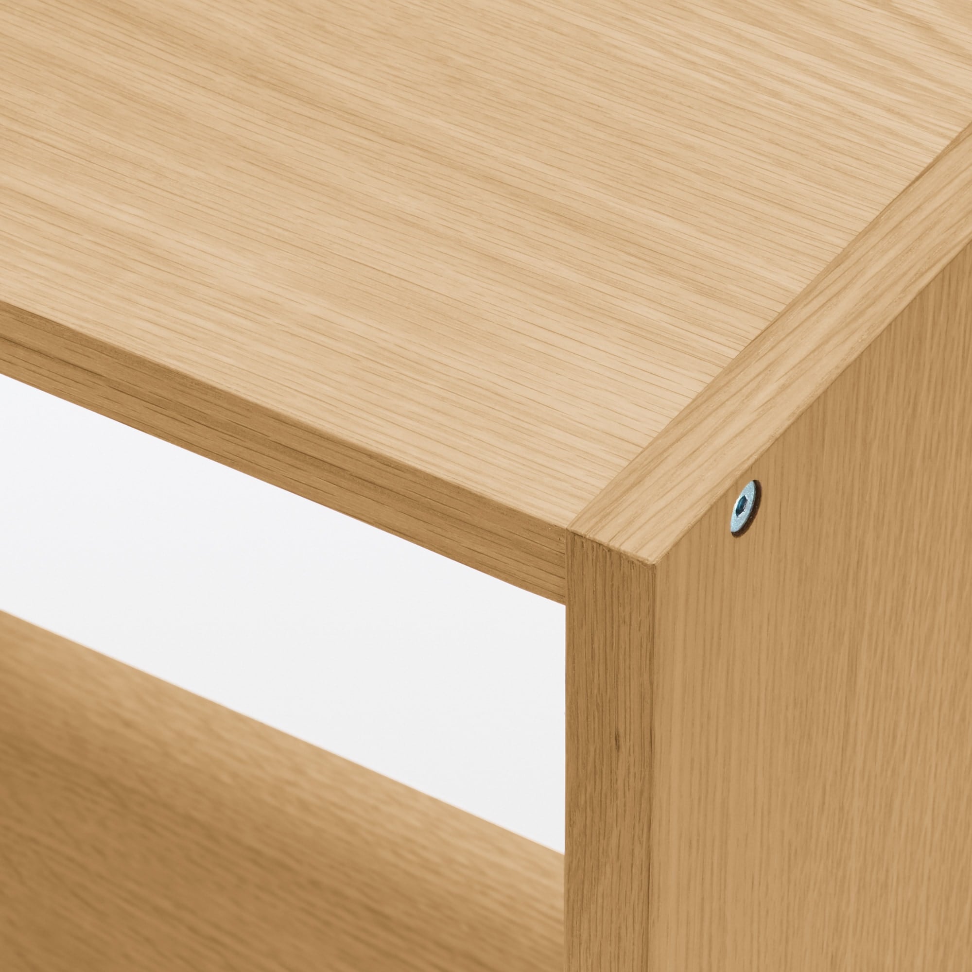 【中古品】スタッキングシェルフセット・５段×２列・オーク材