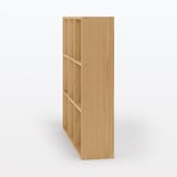 【中古品】スタッキングシェルフセット・３段×３列・オーク材