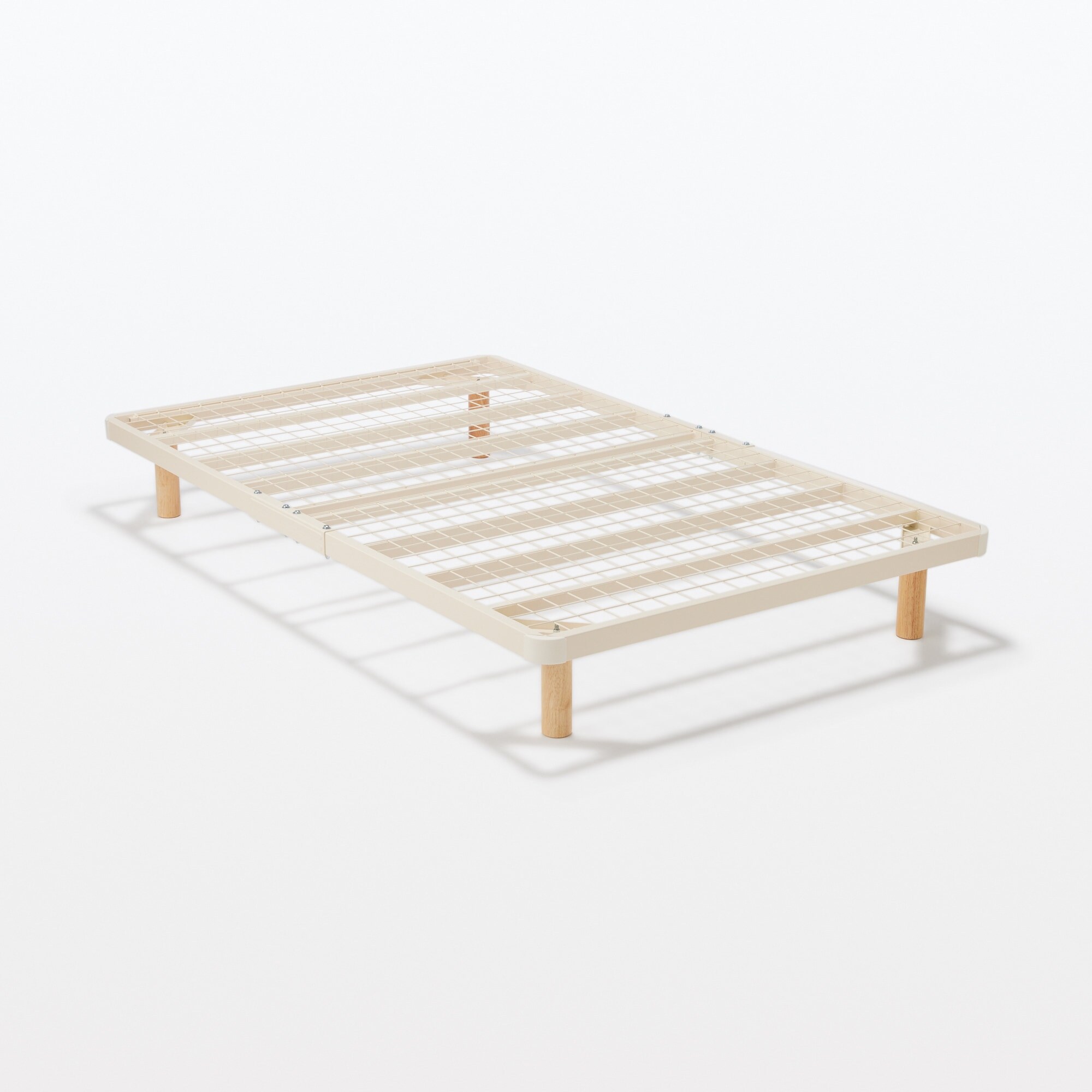 【中古品】スチールベッドフレーム　セミダブル