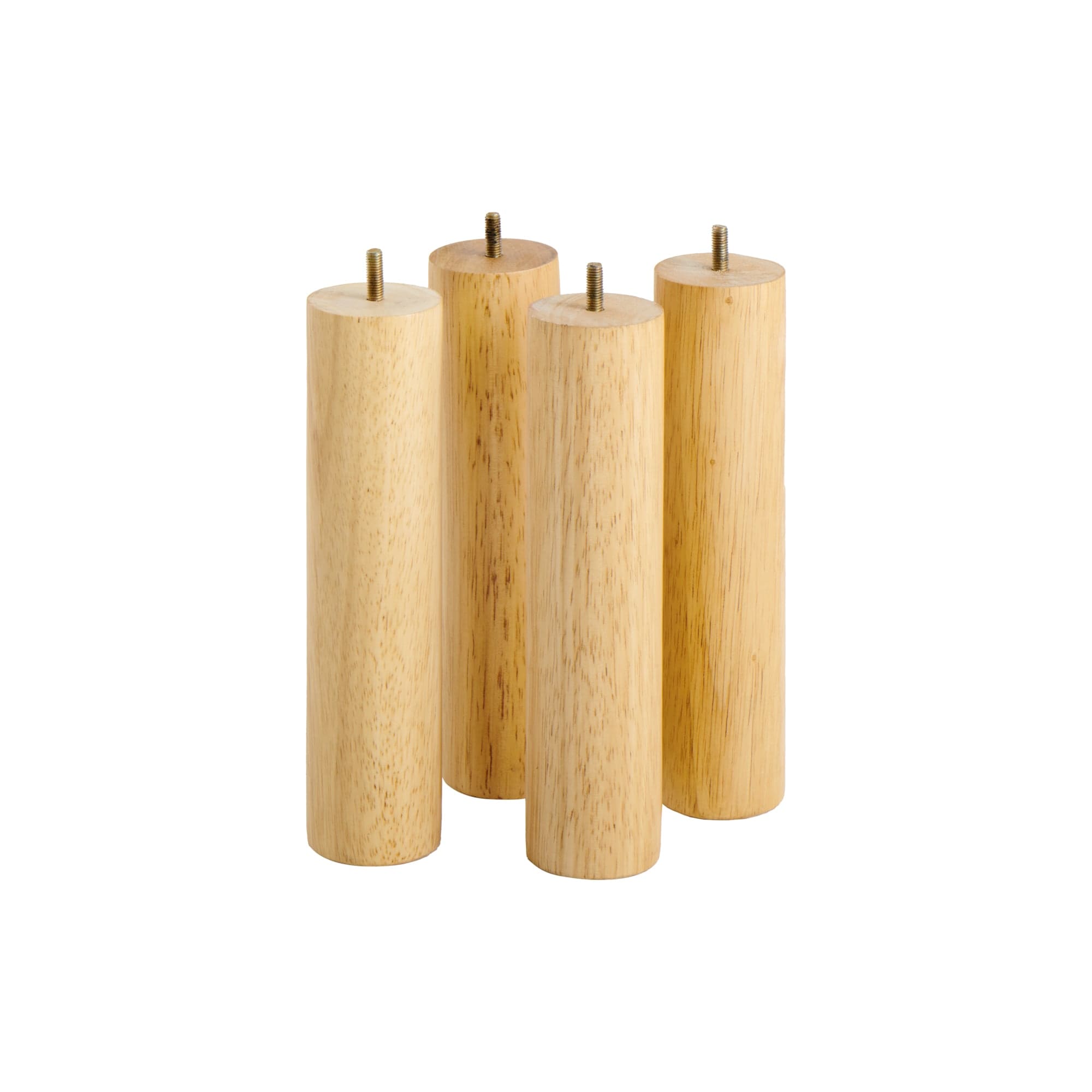 【中古品】木製脚・２６ｃｍ／ナチュラル（Ｍ８）