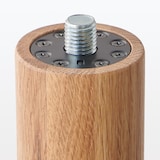 【中古品】木製テーブル脚４本組