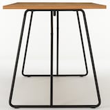 【中古品】折りたたみテーブル・幅１２０ｃｍ・オーク材