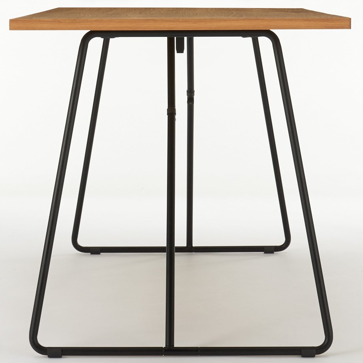 【中古品】折りたたみテーブル・幅１２０ｃｍ・オーク材