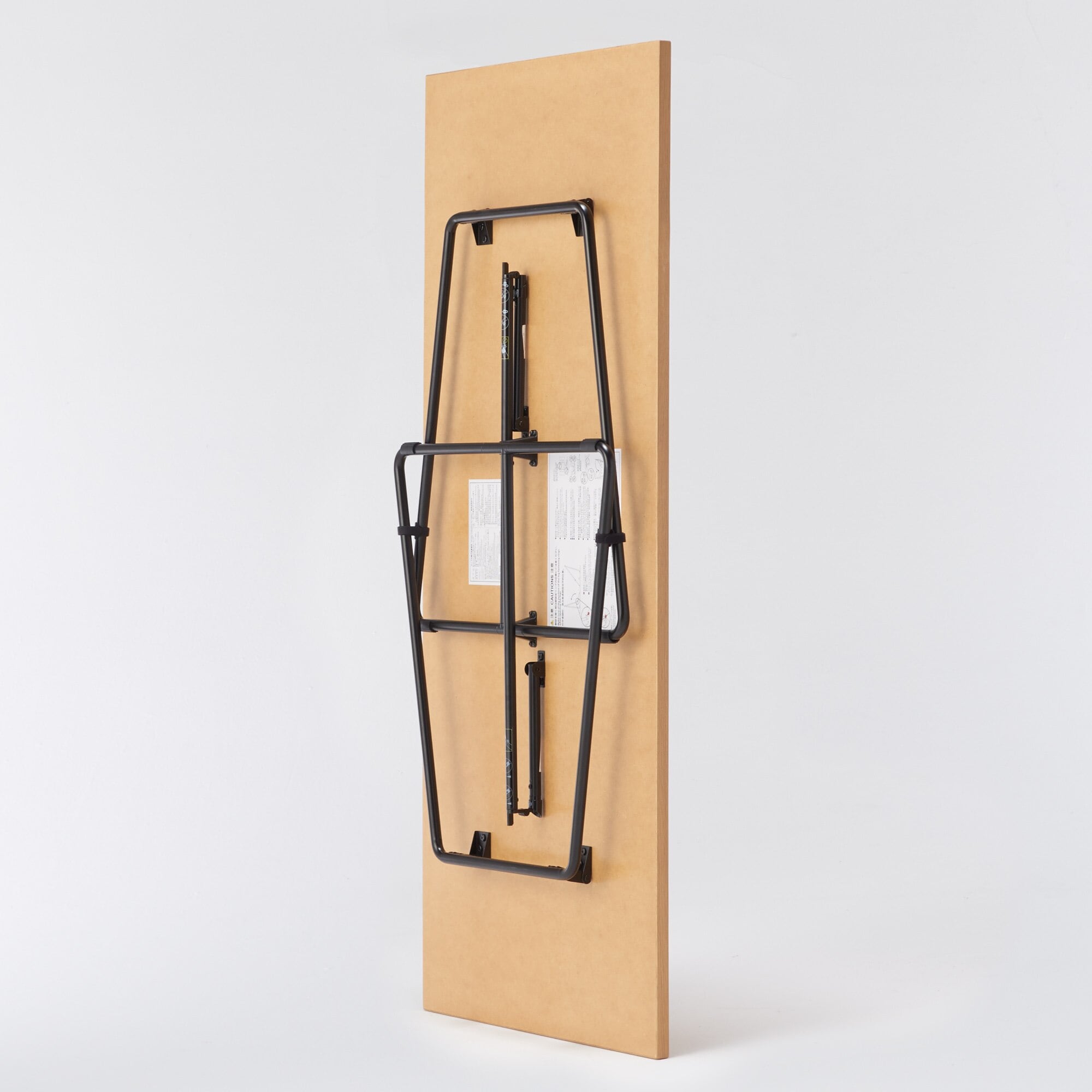 【中古品】折りたたみテーブル・幅１２０ｃｍ・オーク材
