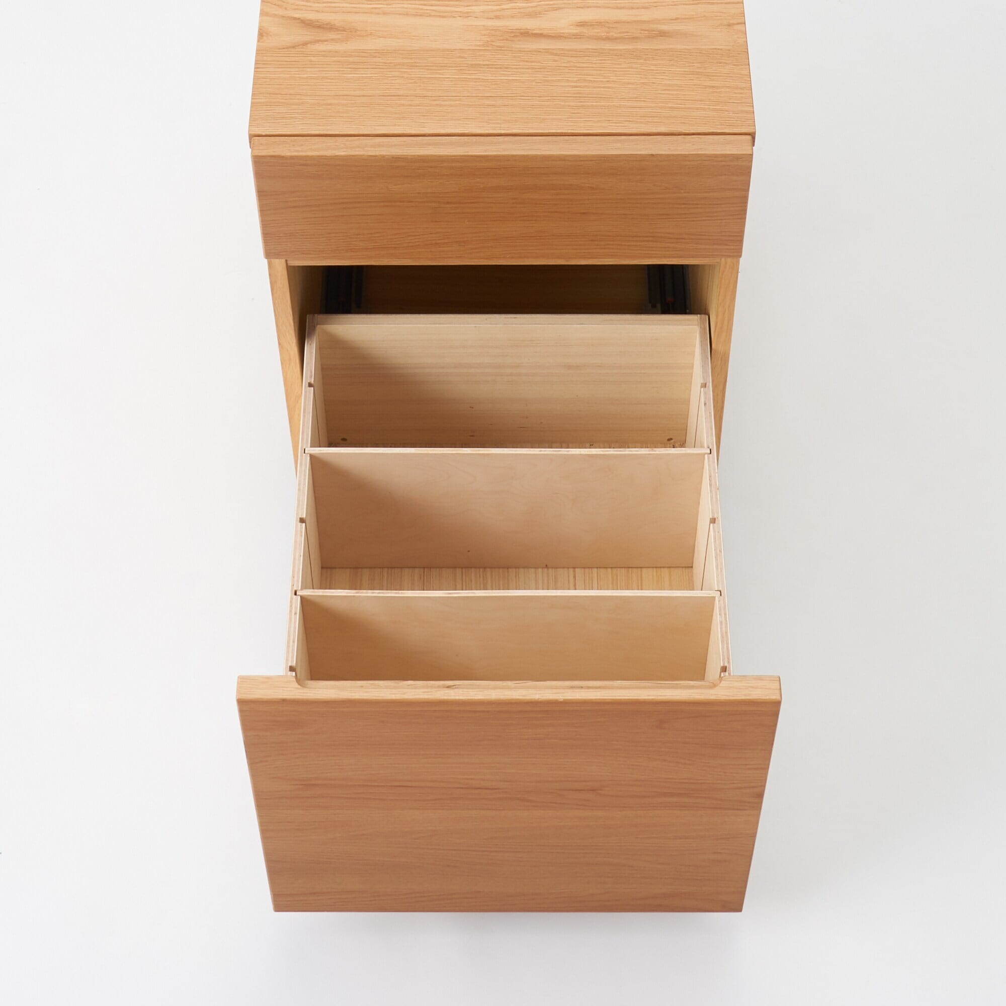 【中古品】木製デスクキャビネット