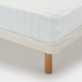 【中古品】スチールベッドフレーム＋木製脚２０ｃｍ