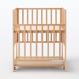 【中古品】ビーチ材　ベビーベッド