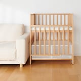 【中古品】ビーチ材　ベビーベッド