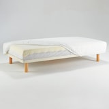 【中古品】脚付マットレス・高密度ポケットコイル・シングル（洗えるカバー）