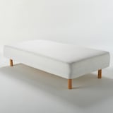 【中古品】脚付マットレス・高密度ポケットコイル・セミダブル（洗えるカバー）