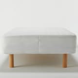 【中古品】脚付マットレス・高密度ポケットコイル・セミダブル（洗えるカバー）