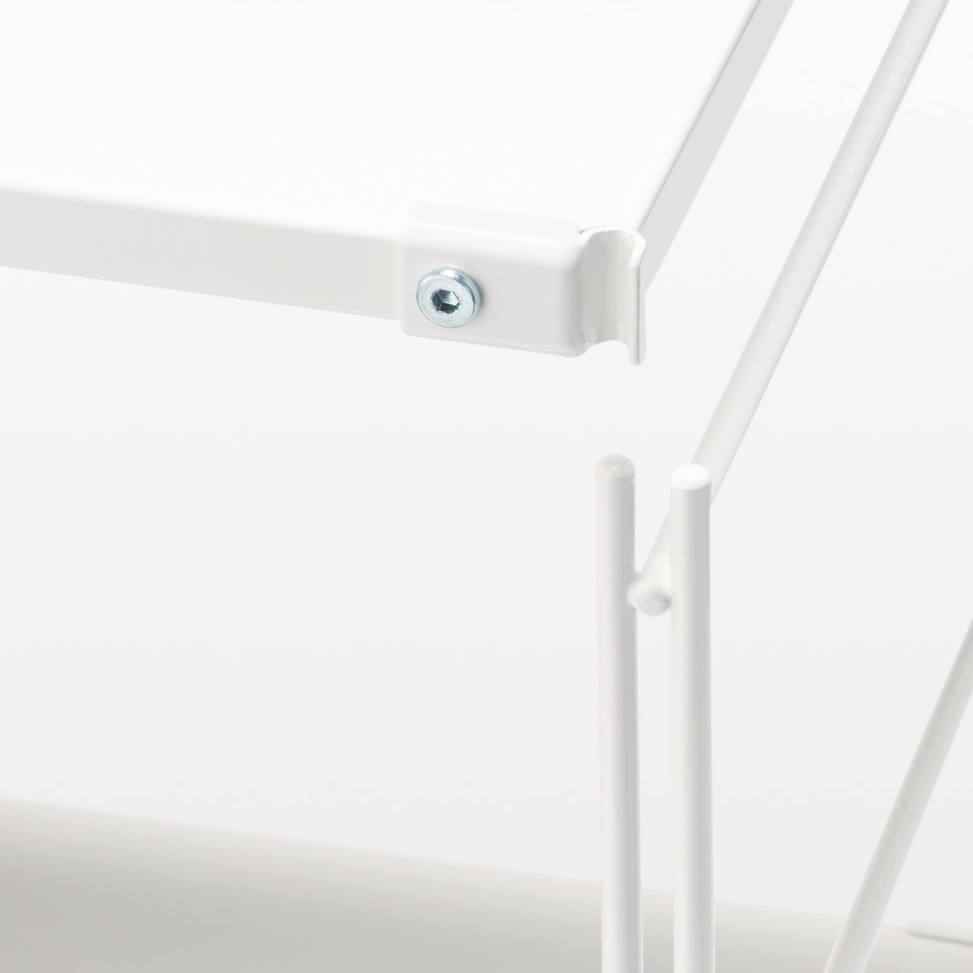 【中古品】スチールユニットシェルフ・スチール棚セット・小・ライトグレー