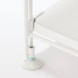 【中古品】スチールユニットシェルフ・スチール棚セット・小・ライトグレー