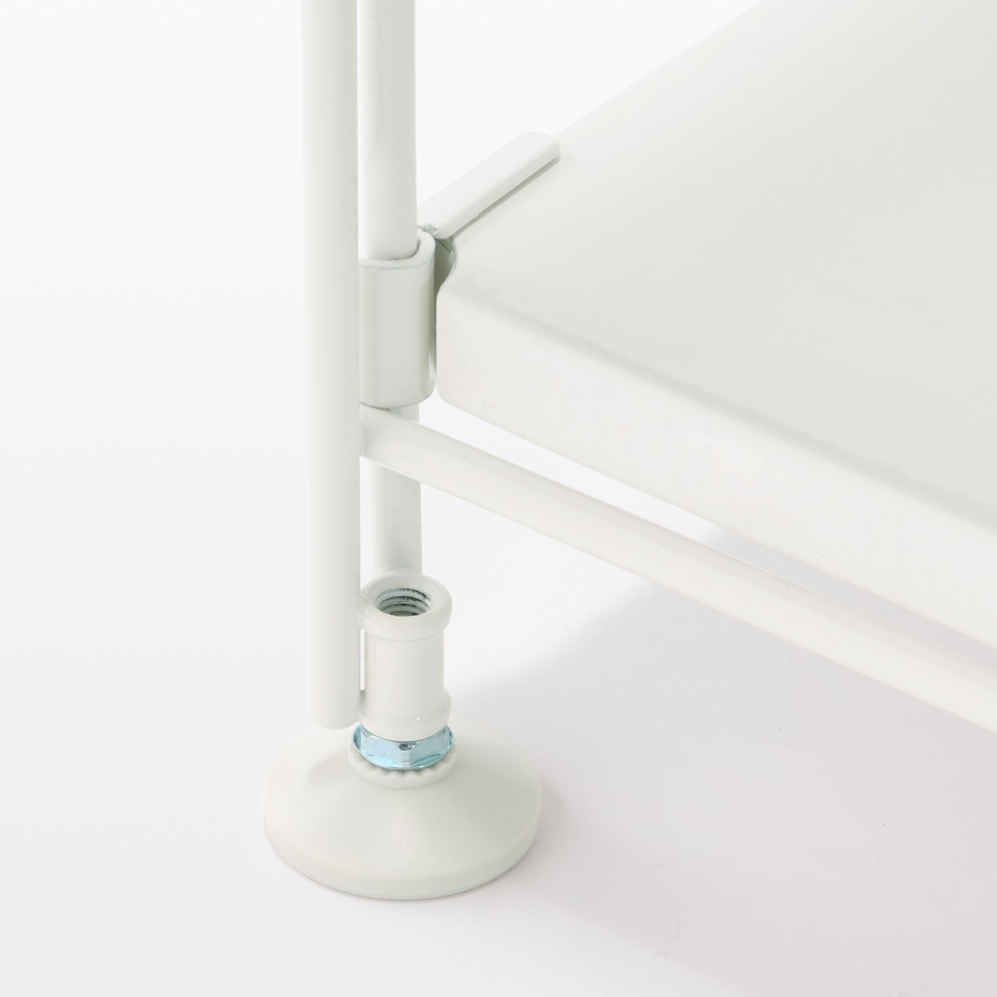 【中古品】スチールユニットシェルフ・スチール棚セット・小・ライトグレー