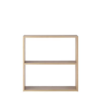 スタッキングシェルフ・ワイド・２段・オーク材