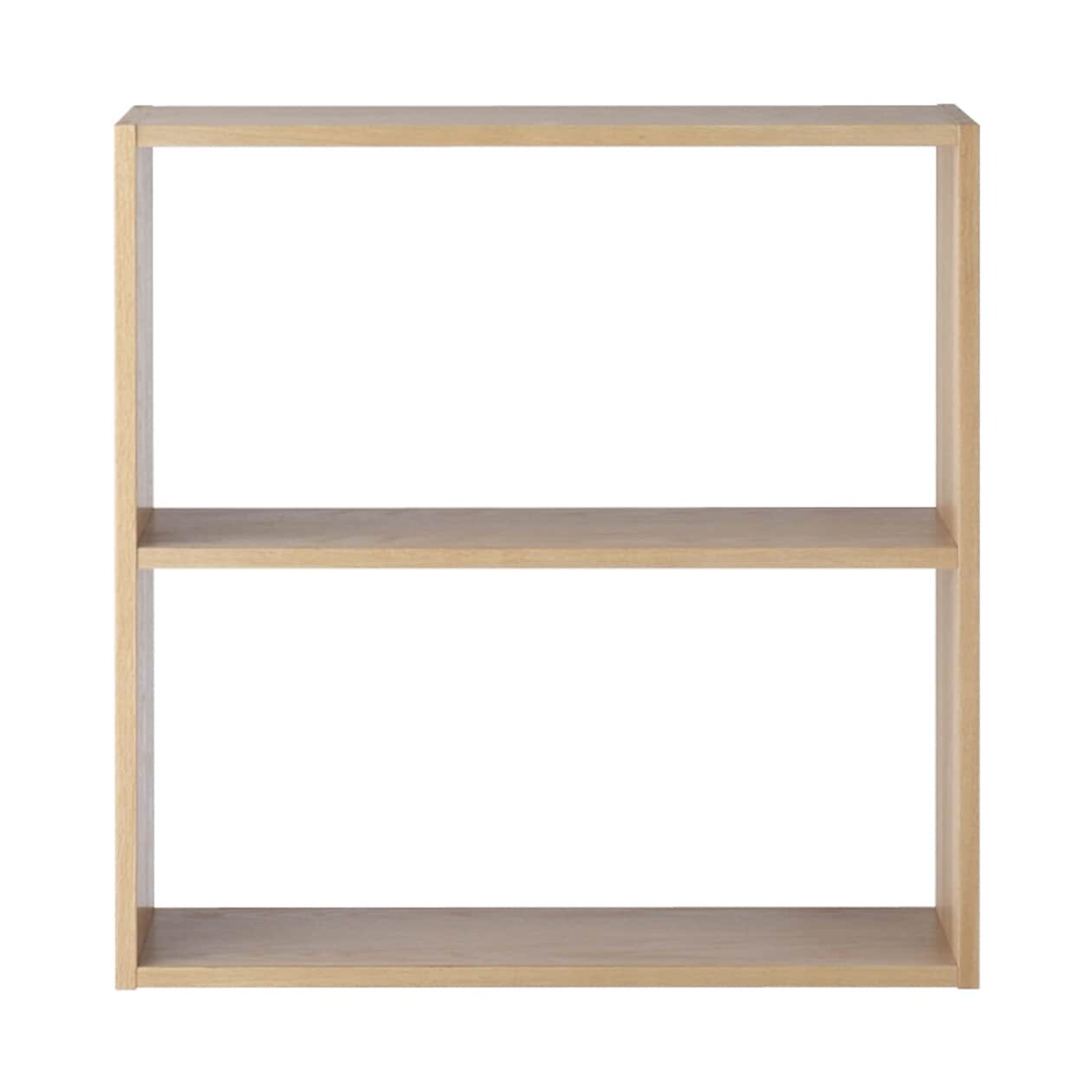 スタッキングシェルフ・ワイド・２段・オーク材