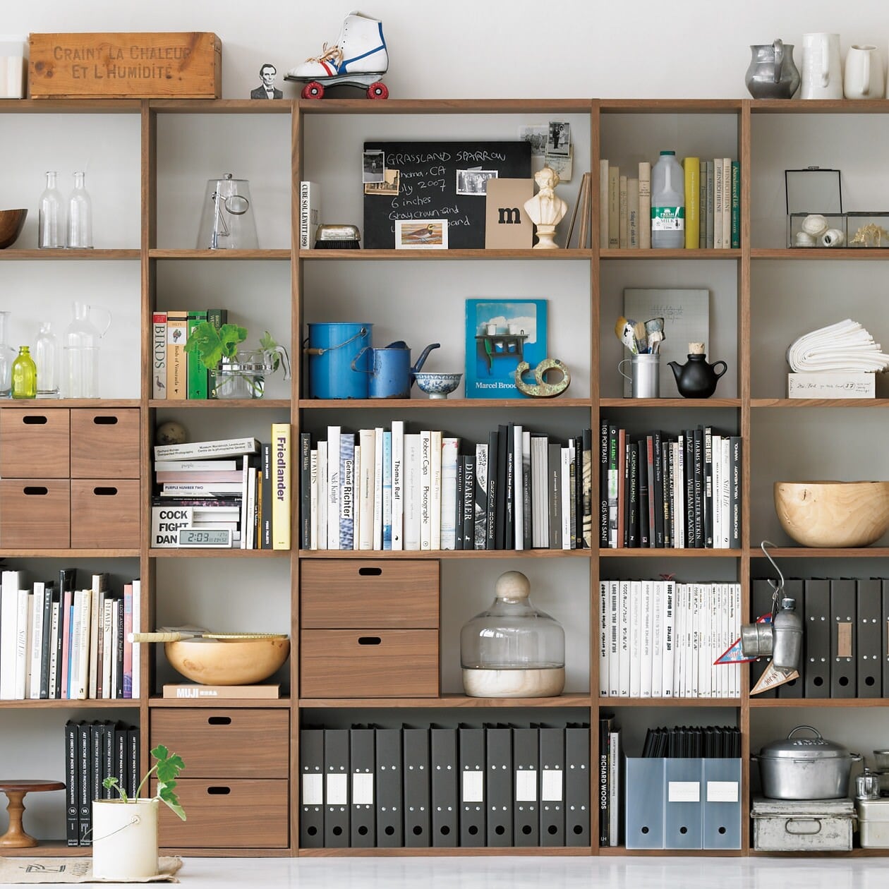 スタッキングシェルフ・5段・ウォールナット材 | 無印良品