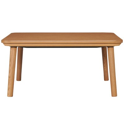 こたつ正方形・本体・タモ材・フラットヒーター