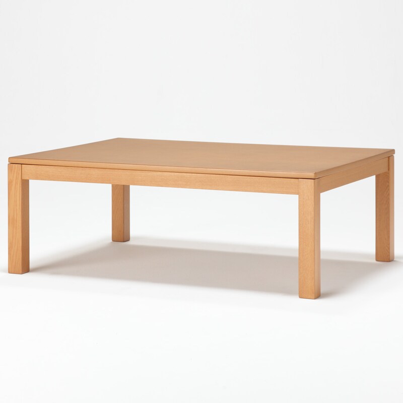 こたつ長方形・本体・タモ材／ナチュラル | 無印良品 