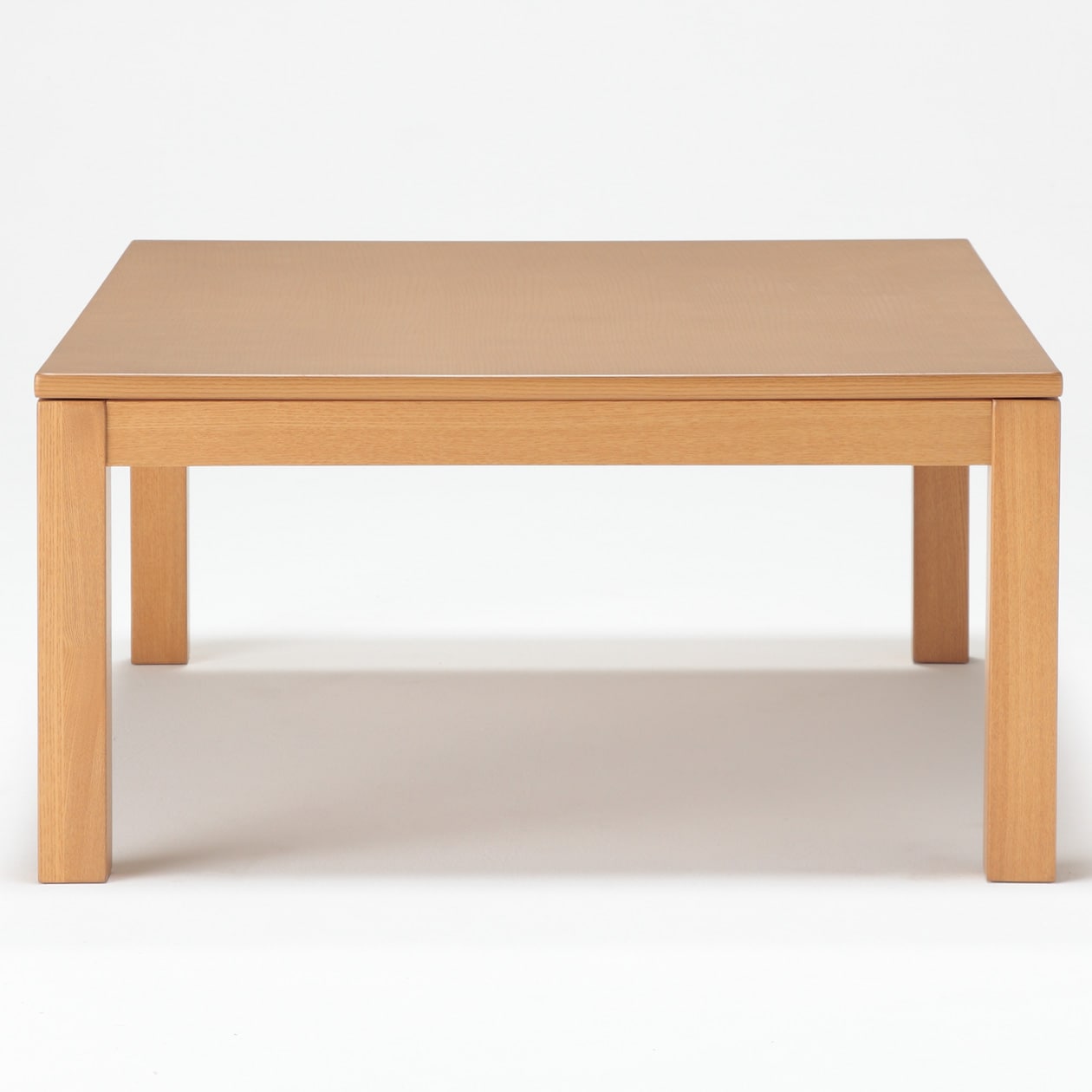 こたつ長方形・本体・タモ材／ナチュラル