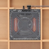 こたつ正方形・本体・タモ材／ナチュラル