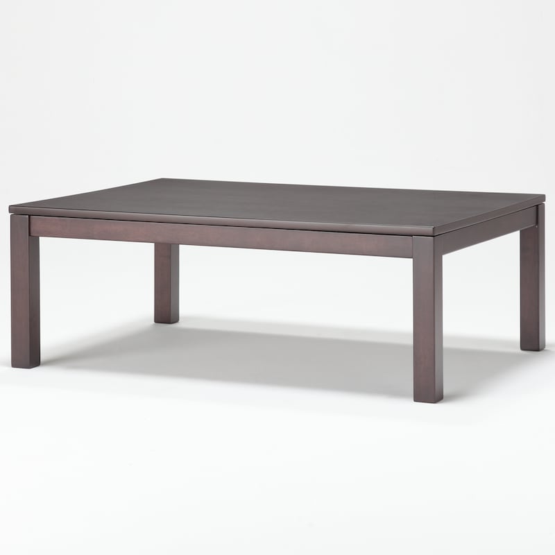 こたつ長方形・本体／ダークブラウン | 無印良品 