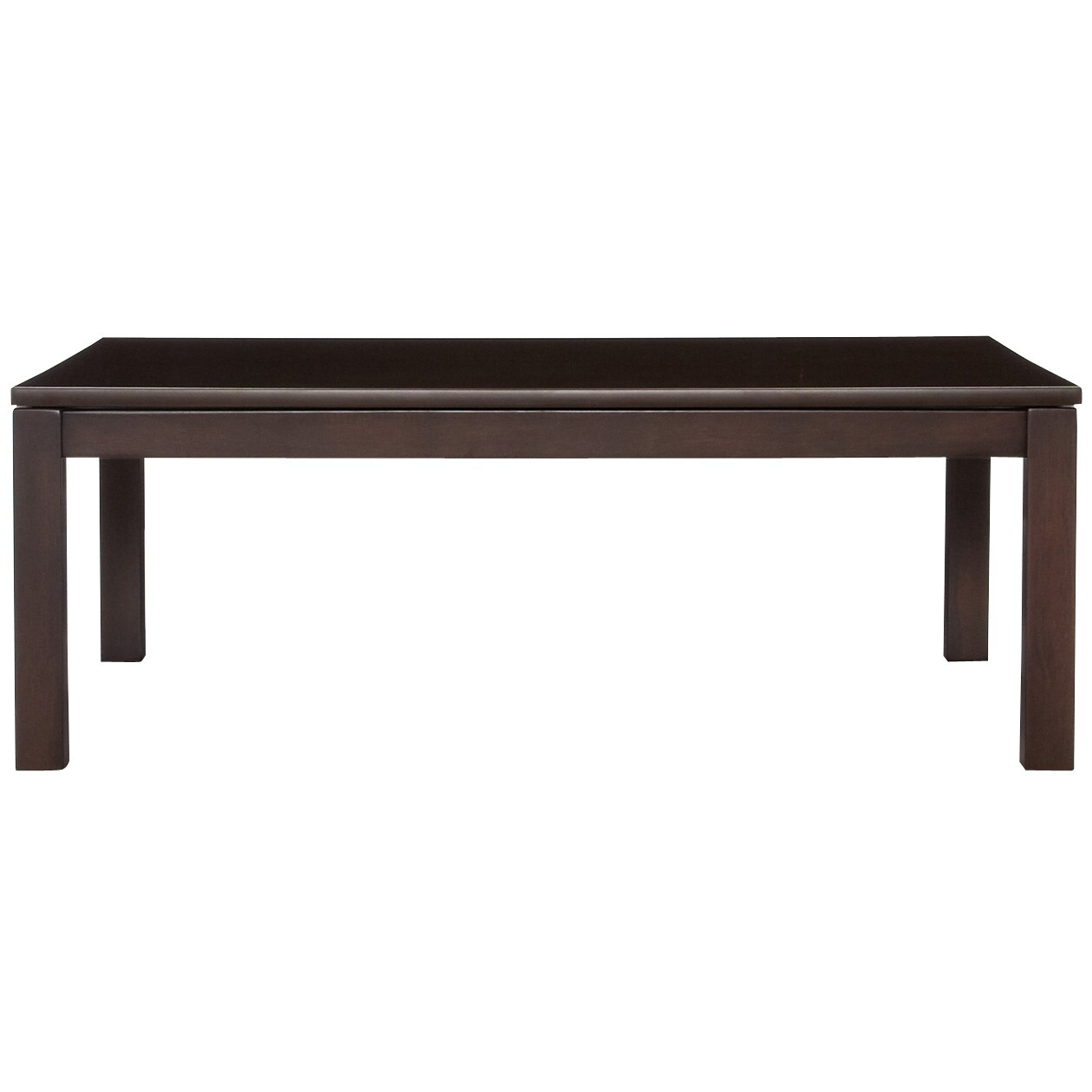 こたつ長方形・本体／ダークブラウン