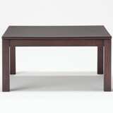 こたつ正方形・本体／ダークブラウン・大