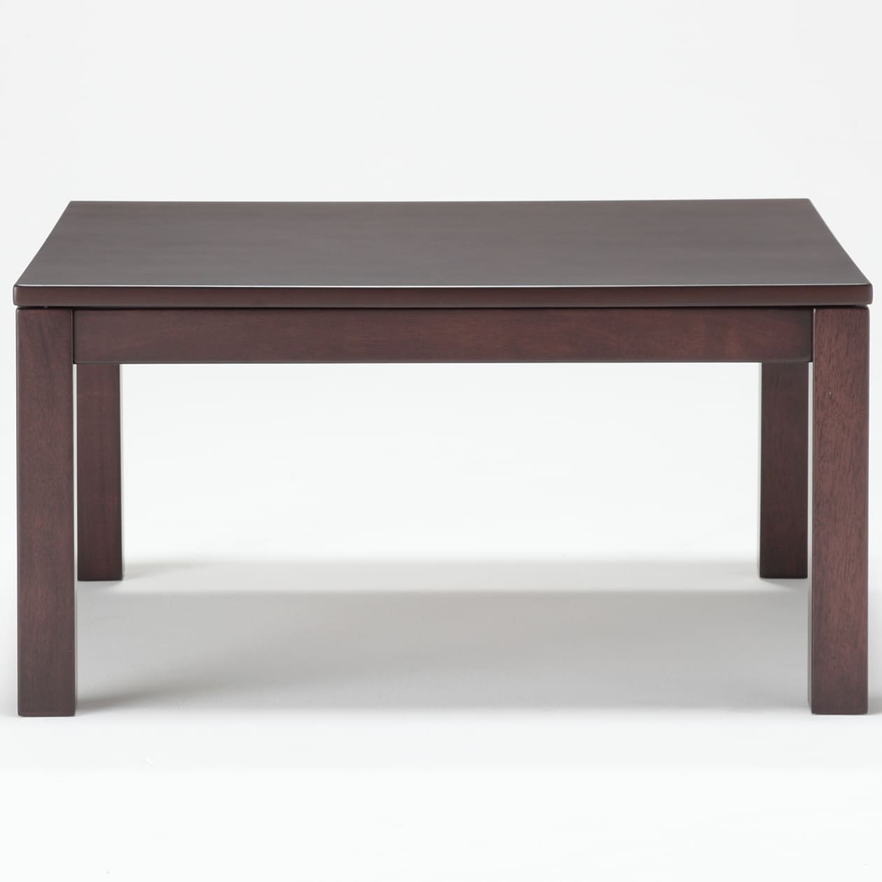 こたつ正方形・本体／ダークブラウン・大