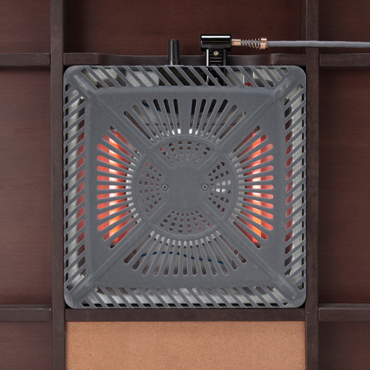 こたつ正方形本体・小・ダークブラウン