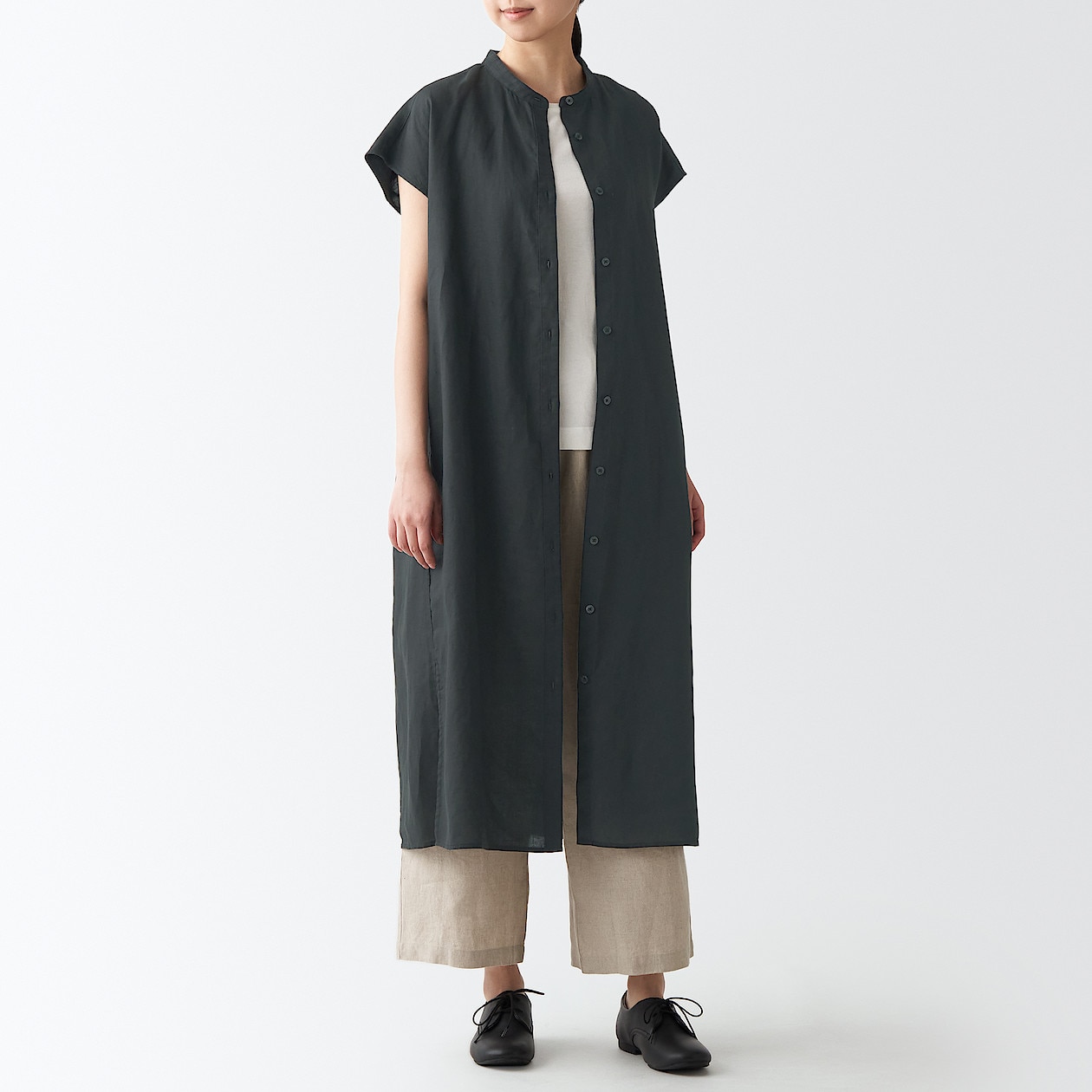 麻の服 リネン ヘンプ 丈夫で涼やかな日常着 無印良品