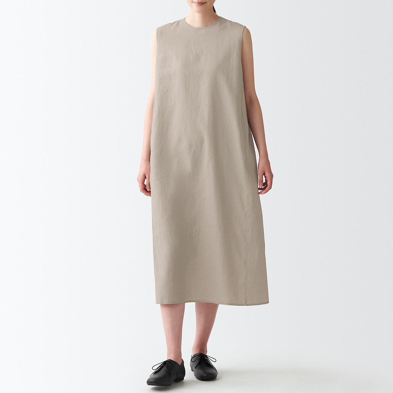 Muji sales linen dress