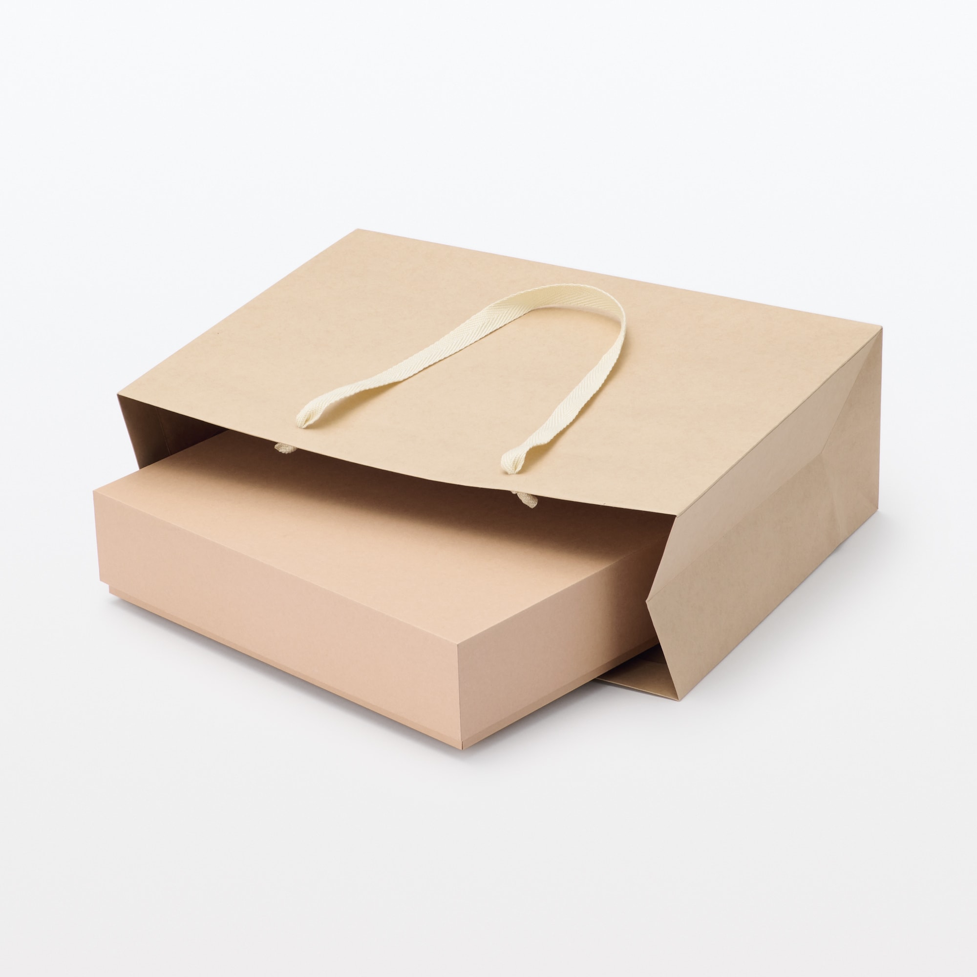 クラフト手提げ袋・大