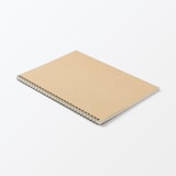 植林木ペーパーダブルリングノート／裏うつりしにくいダブルリングノート