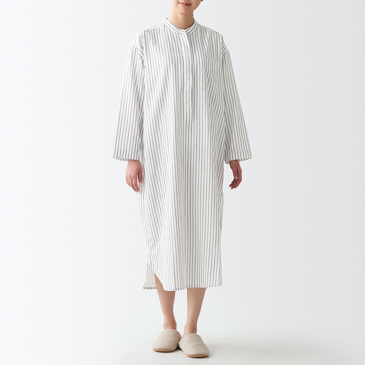 二重ガーゼ クルタ 婦人ｓ ｍ オフ白ストライプ パジャマ 婦人 レディース 通販 無印良品