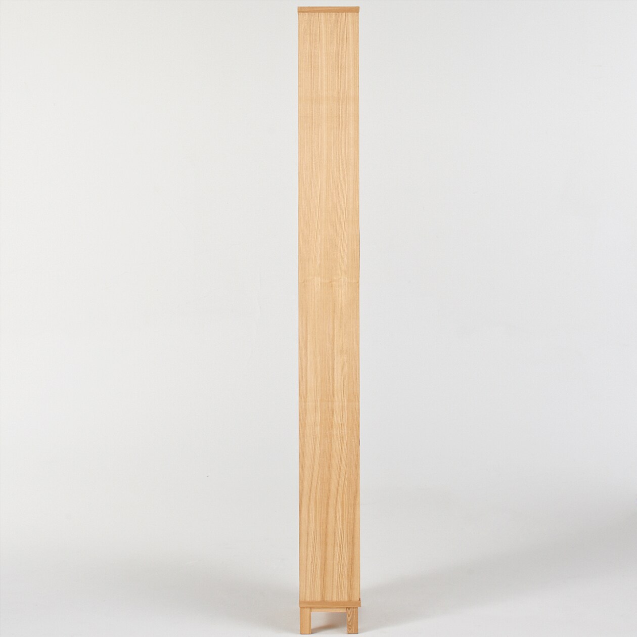 組み合わせて使える木製収納・本体・ハイタイプ・スリム・奥行２１ｃｍ・タモ材／Ｎ