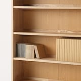 組み合わせて使える木製収納・本体・ハイタイプ・奥行２１ｃｍ・タモ材／ナチュラル