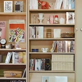 組み合わせて使える木製収納・本体・ハイタイプ・奥行２１ｃｍ・タモ材／ナチュラル