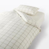 麻平織まくらカバー５０×７０ｃｍ用