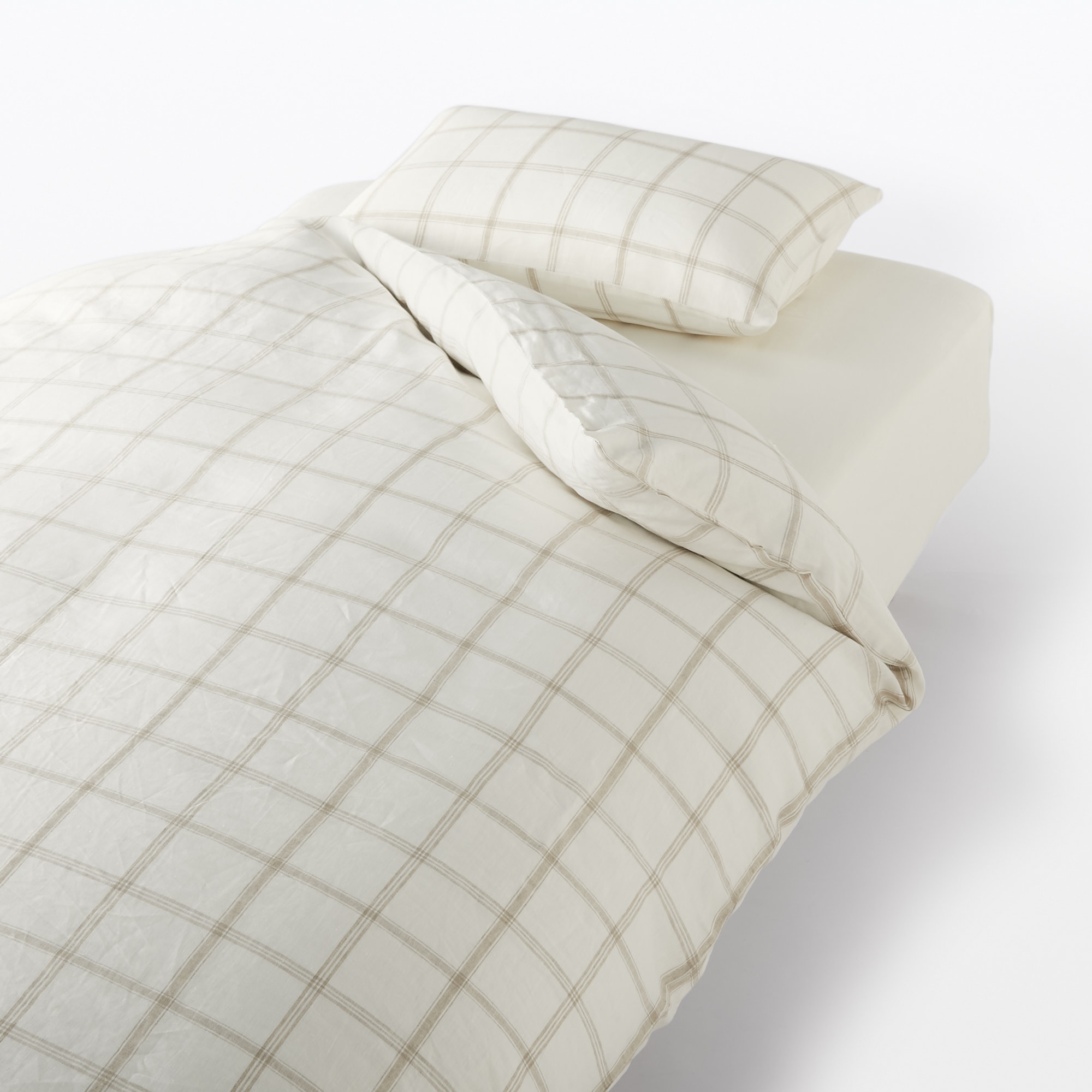 麻平織まくらカバー５０×７０ｃｍ用