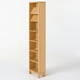 組み合わせて使える木製収納・本体・ミドルタイプ・スリム・奥行２１ｃｍ・タモ材／Ｎ